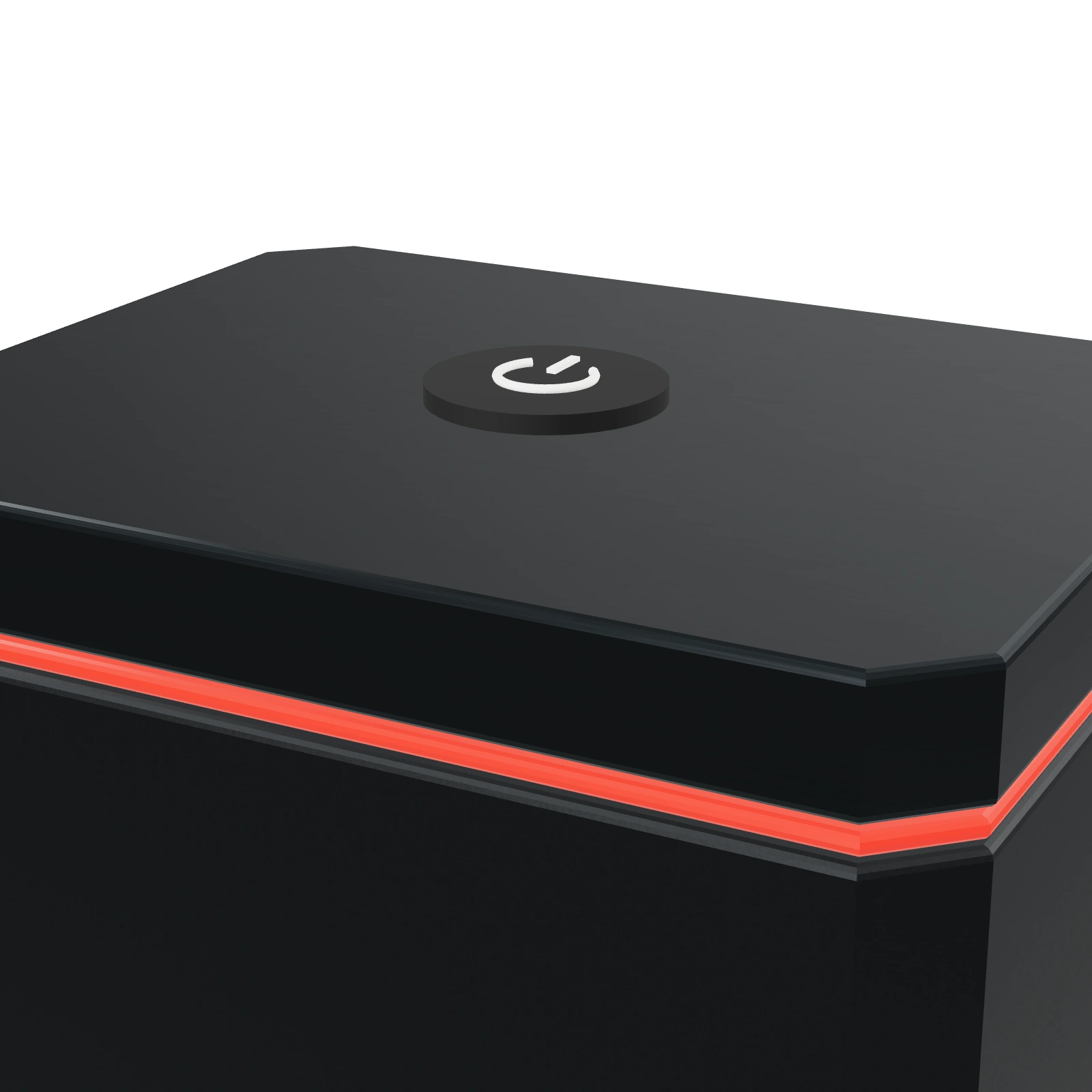Close-up of the red light on the top of Beaconly
